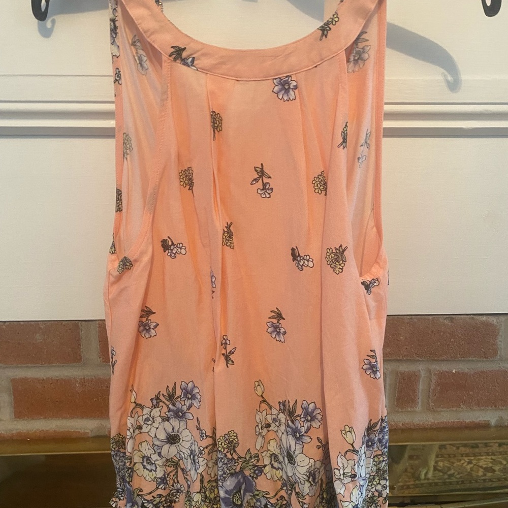 Printed summer blouse.